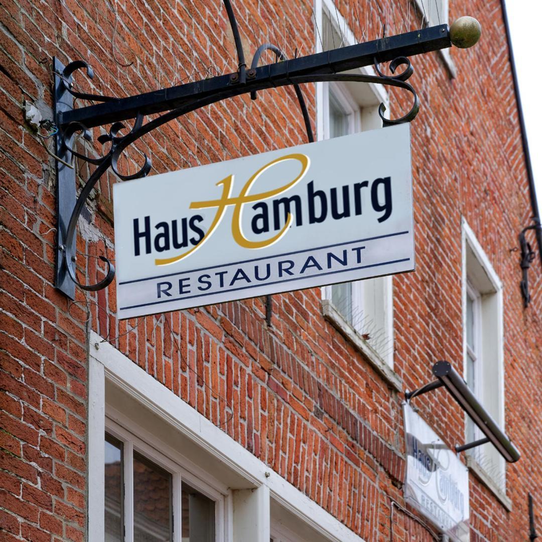 Restaurant Haus Hamburg Hotel Leer Exterior foto